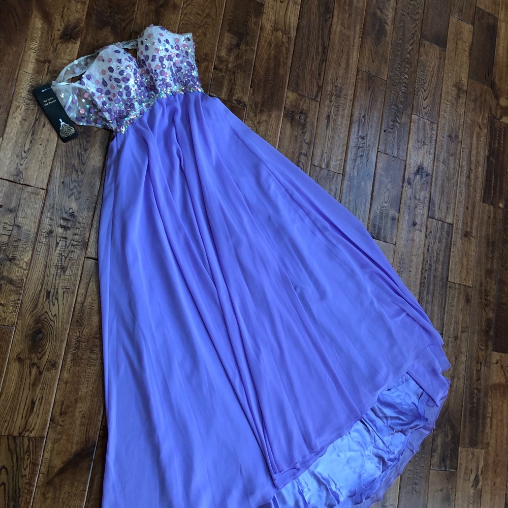 Lavender prom dress